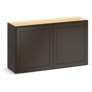 RELIABILT Parkstone II Wall Cabinet, Espresso Stained, 42" W, 2 Doors, Fully Assembled - 641412 | Lowe's Pro Supply